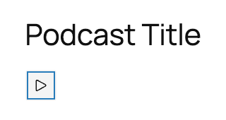Play button in the play state Play button in the play state