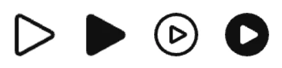 play button states play button states